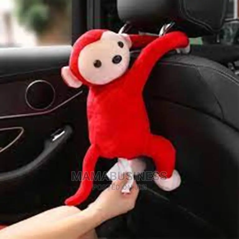 Cute Monkey Car Tissue Dispenser