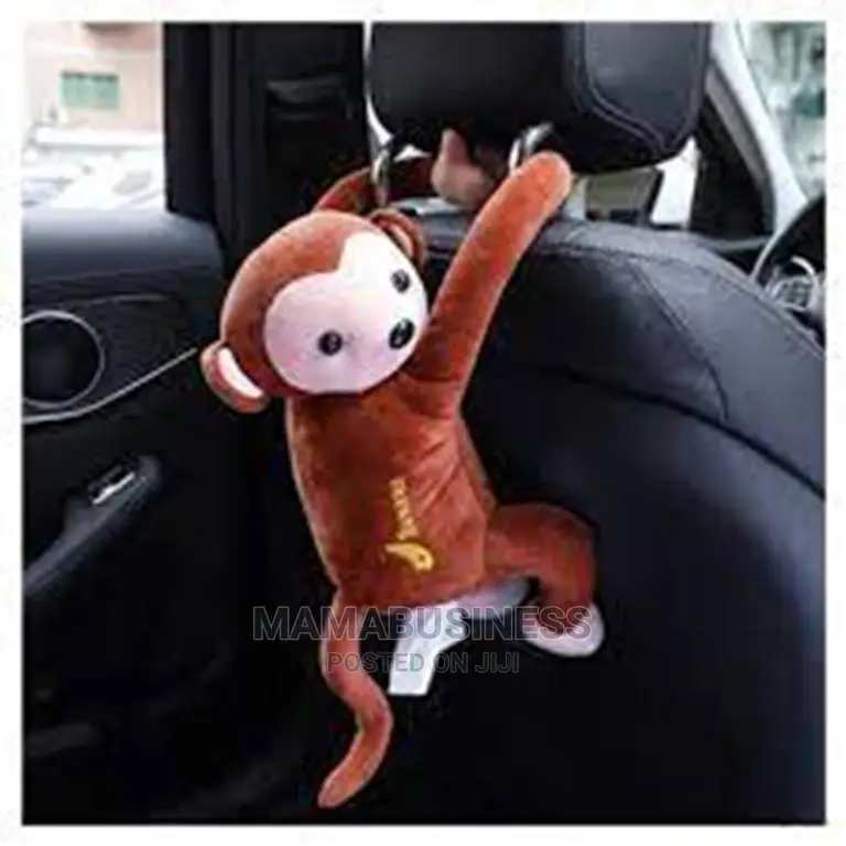 Cute Monkey Car Tissue Dispenser