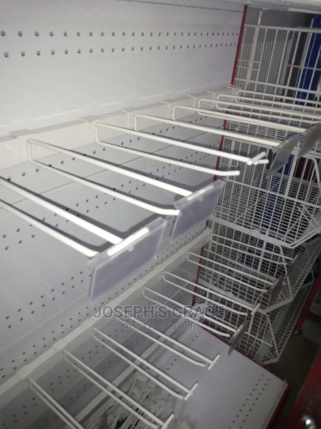 Supermarket Hooks and Bar.