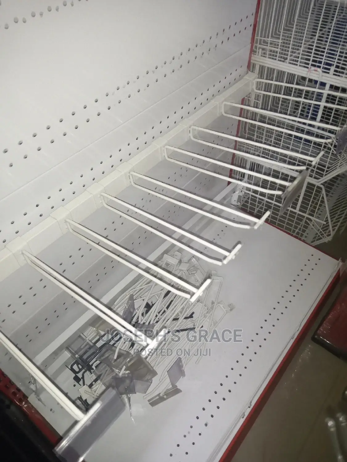 Supermarket Hooks and Bar.
