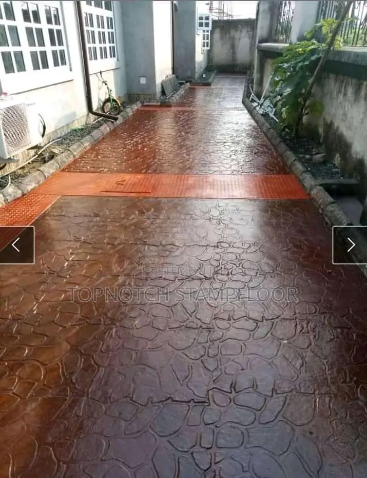 Foreign Concrete Floor Installation