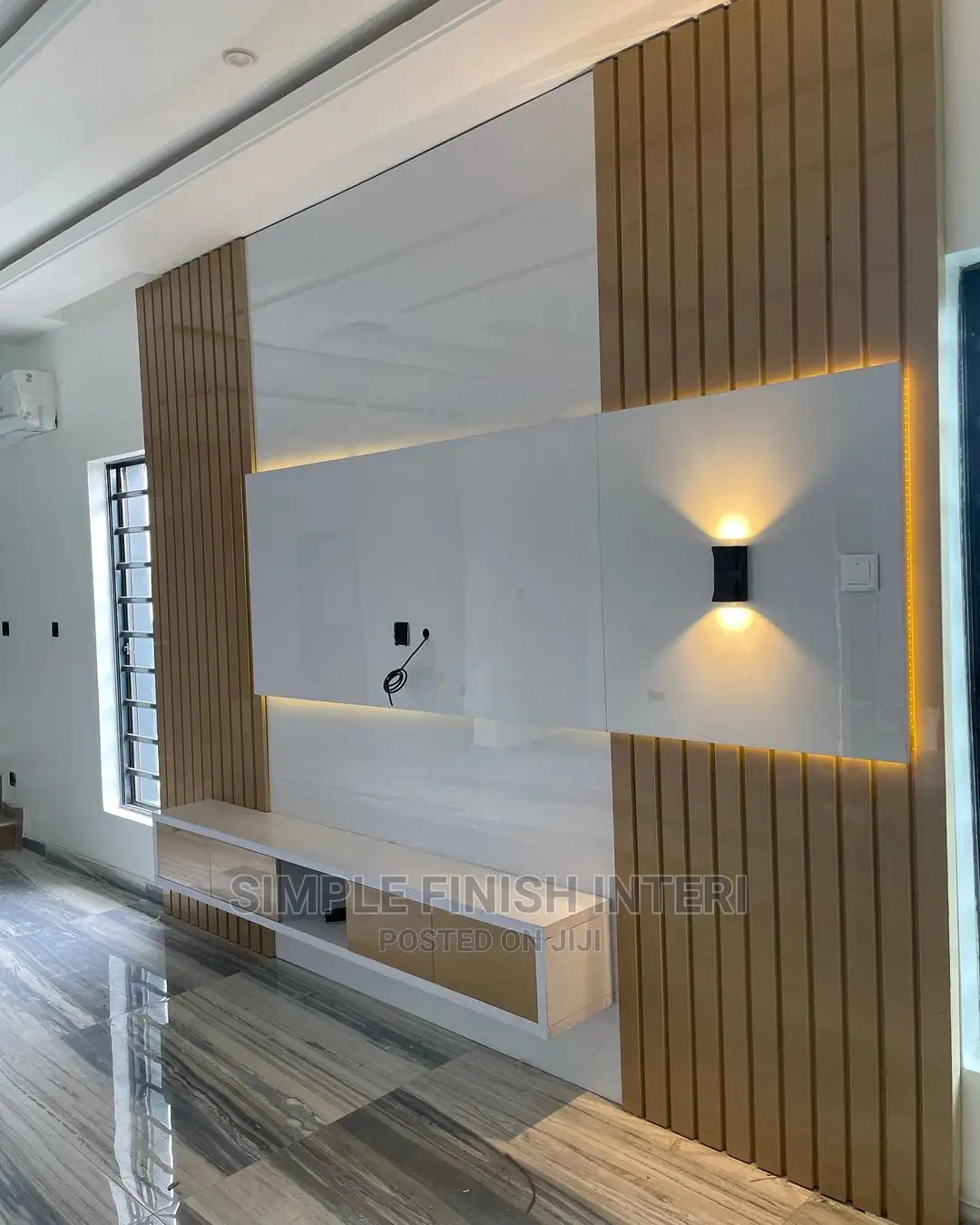 Tv Sand Wood Finish.