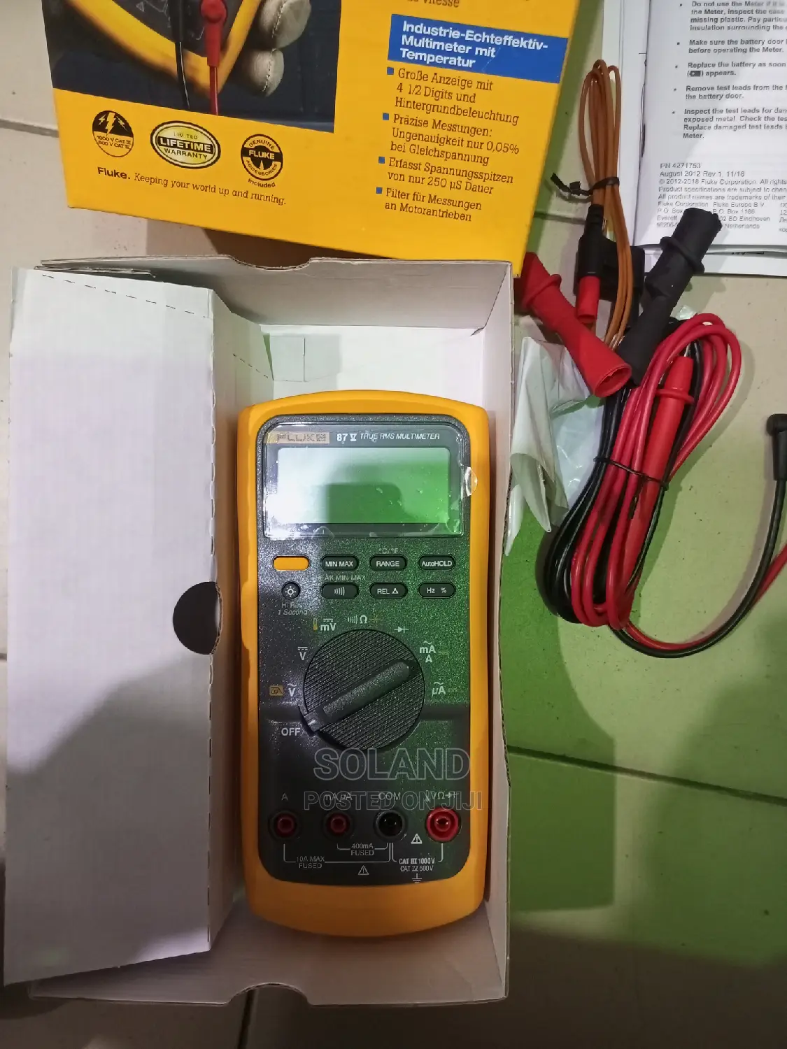 Fluck 87v Digital Multimeter