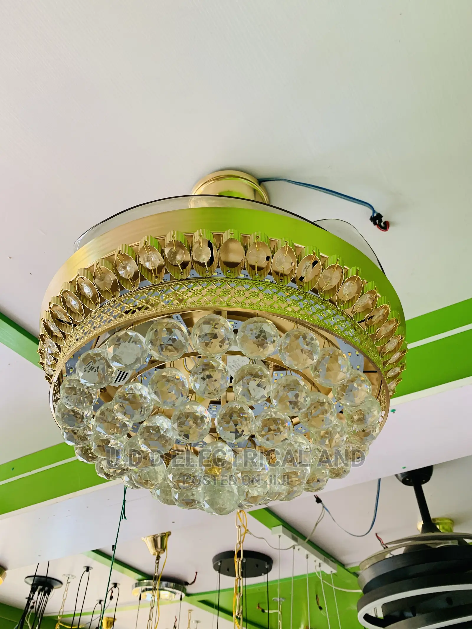 LED Crystal Chandelier Fun By500 Very Bright