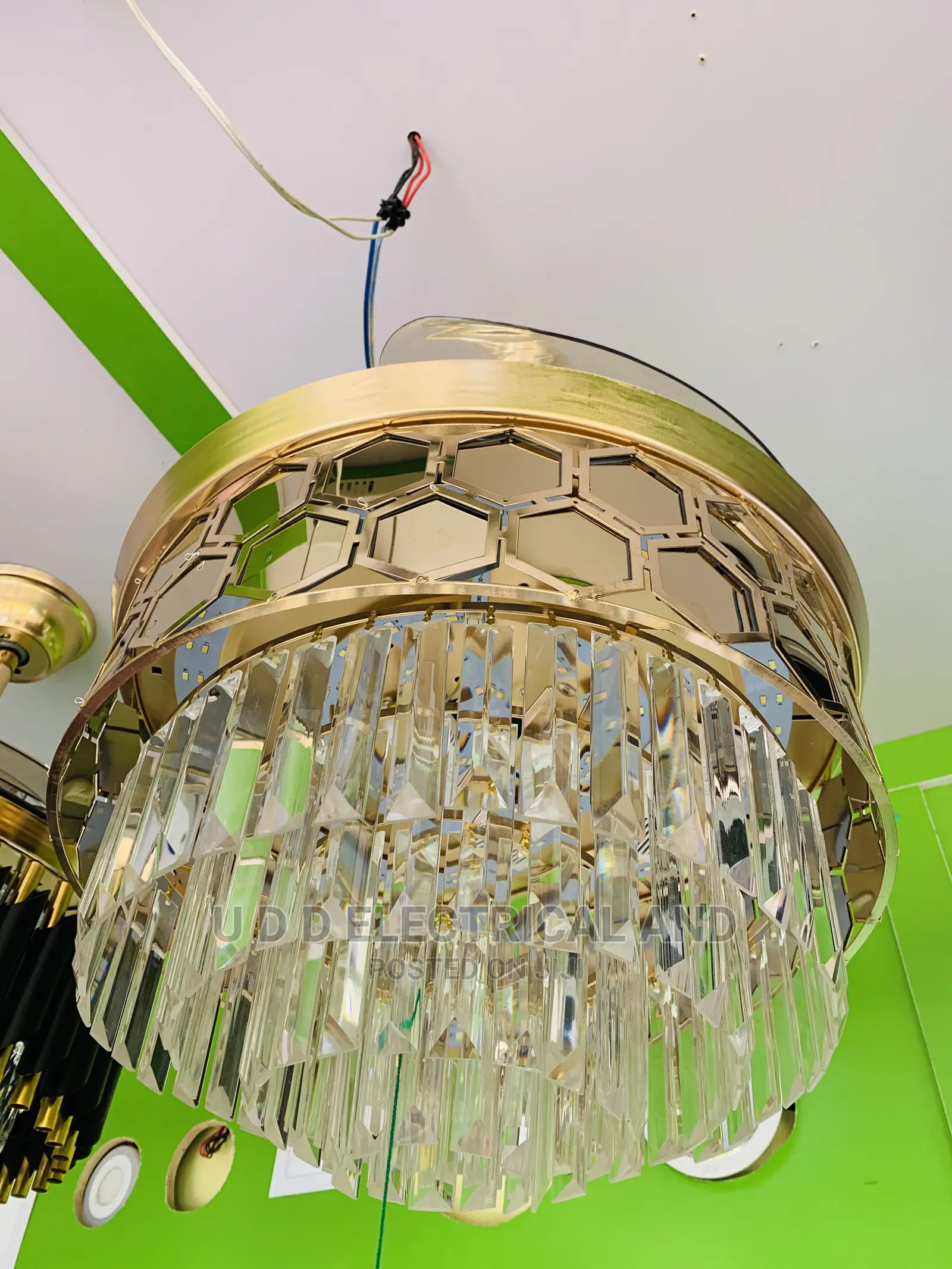 LED Crystal Chandelier Fun By500 Very Bright