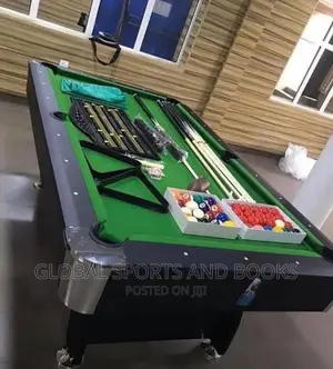 8ft Snooker Board With Complete Accessories