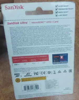 512gb Sandisk Memory Card Original