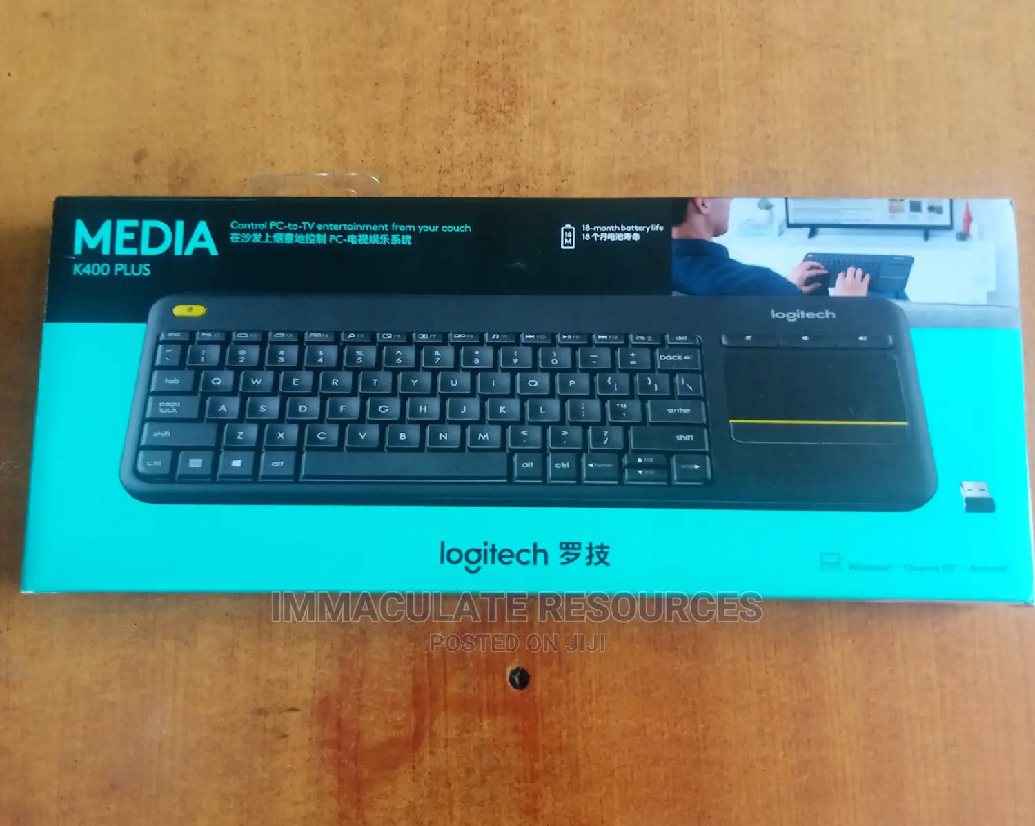 Logitech Plus Wireless Touch Keyboard