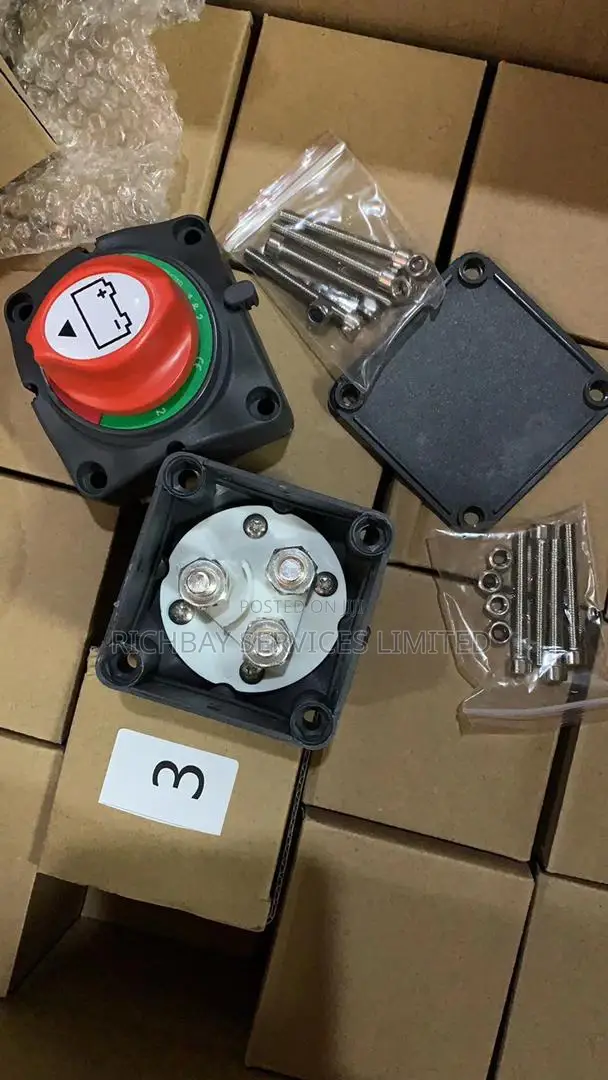 3 Pole and 4 Pole Heavy Duty Battery Cutoff Switch