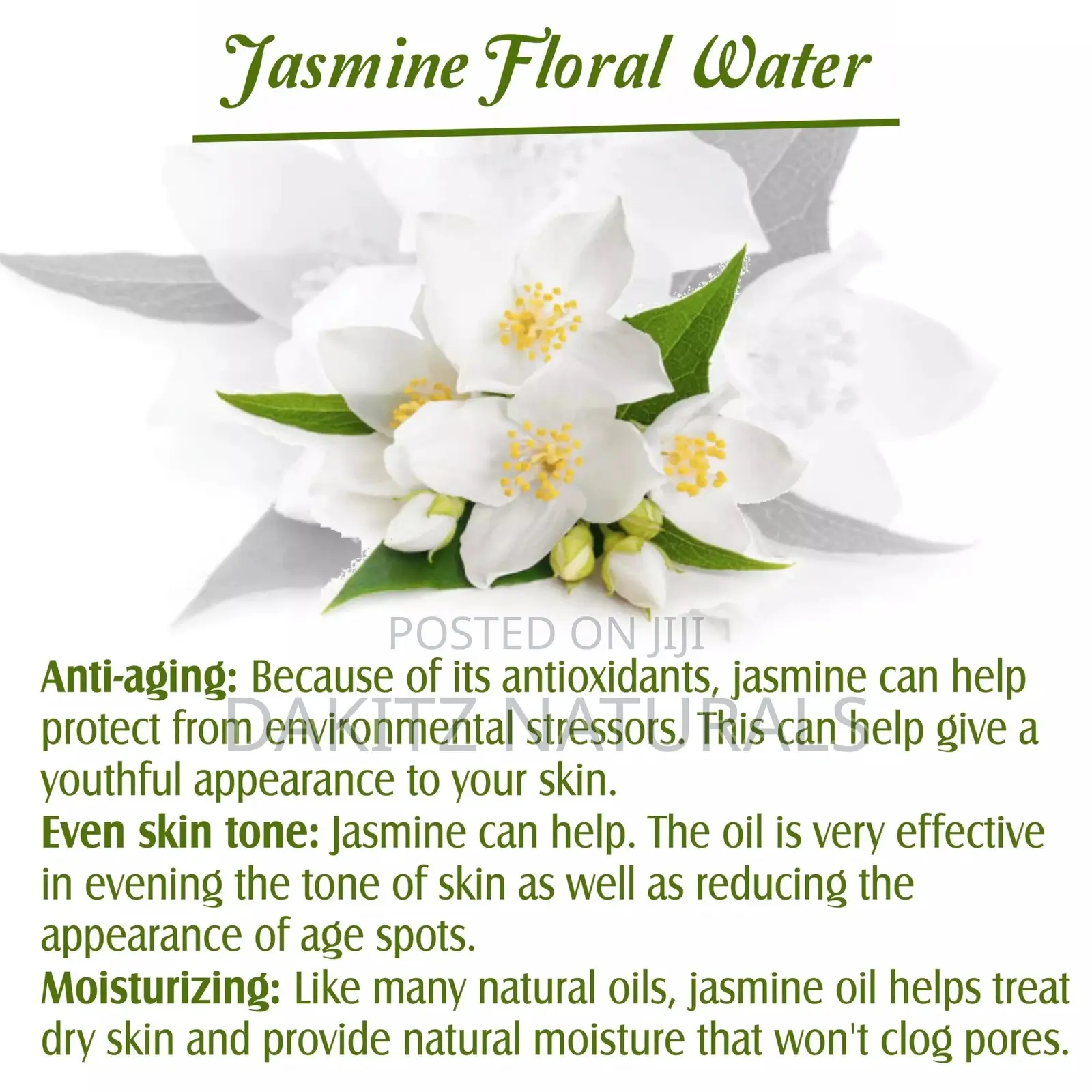 Jasmine Hydrosol 500ml