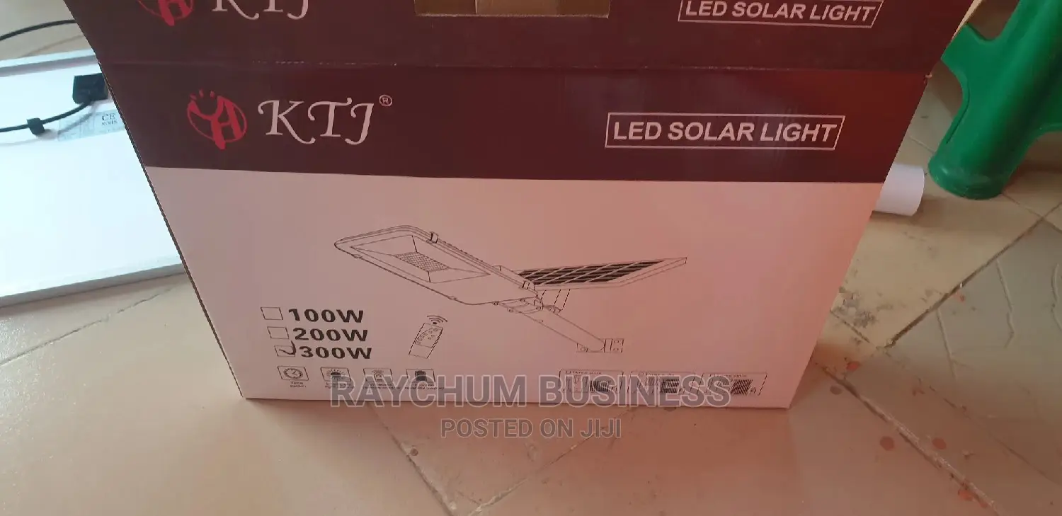 KTJ Complete 300w Street With Pole and Panel