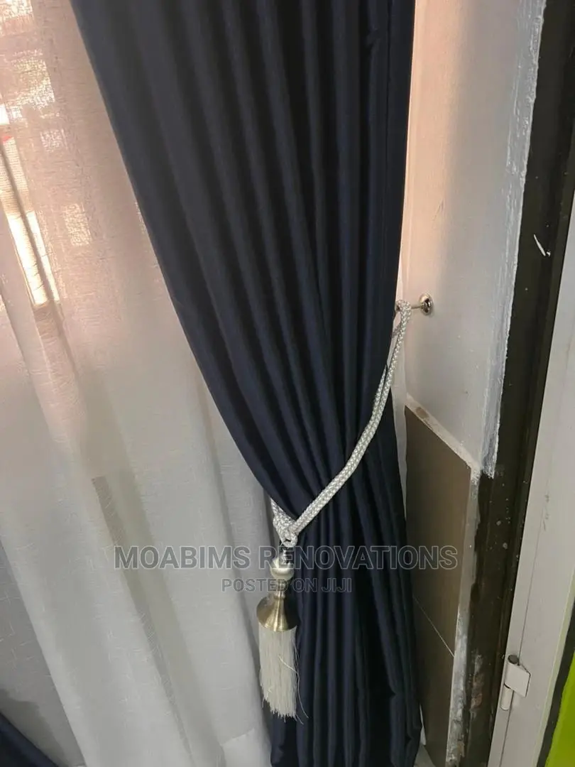 Turkish Blackout Navy Curtain