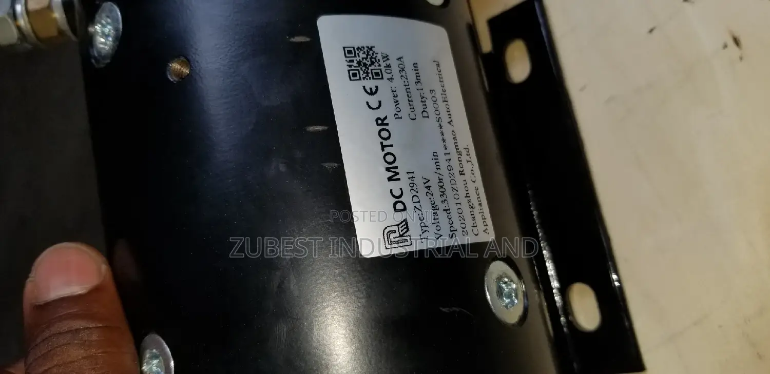 5hp Dc Motor New One Original