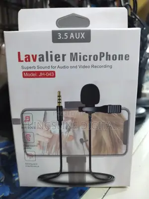 Professional Lavalier Microphone With Noise Cancelling Mic