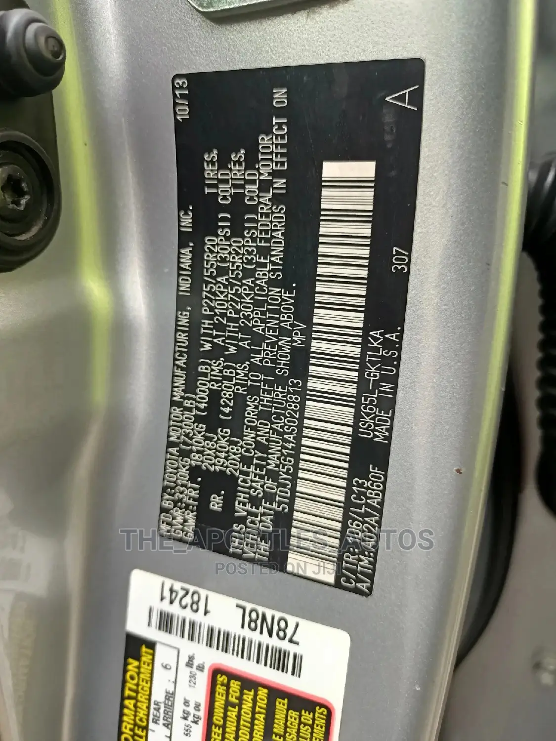 Toyota Sequoia 2013 Silver