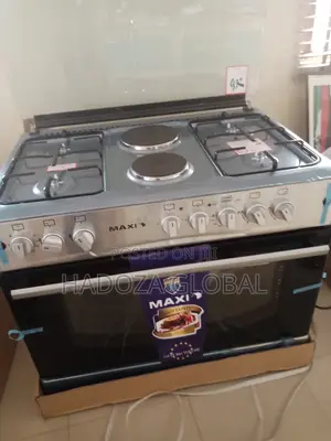 Maxi 60*90 4 Gas + 2 Electric Cooker With Oven+Lamp+Auto Ign