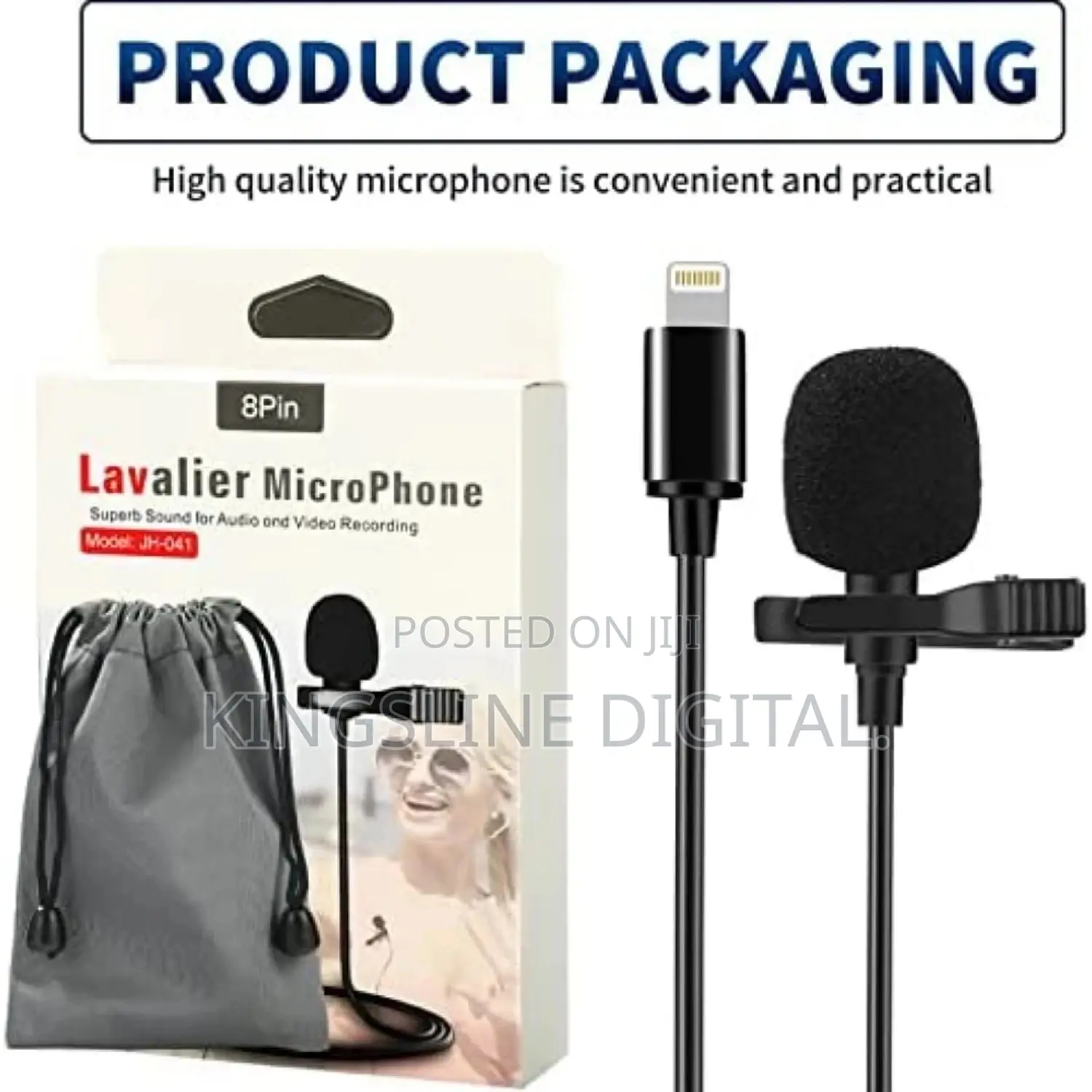 Professional Lavalier Microphone for iPhone
