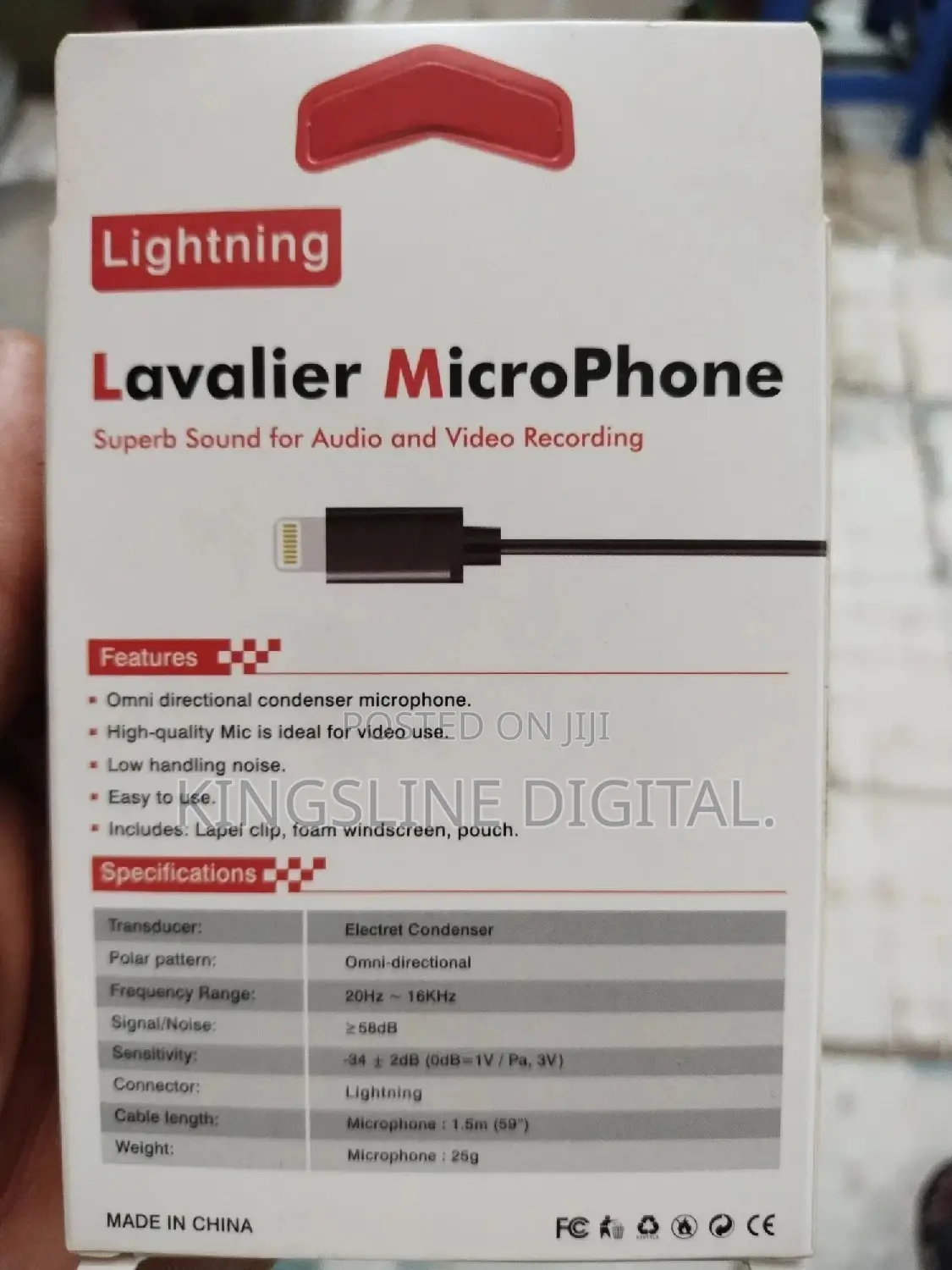 Professional Lavalier Microphone for iPhone