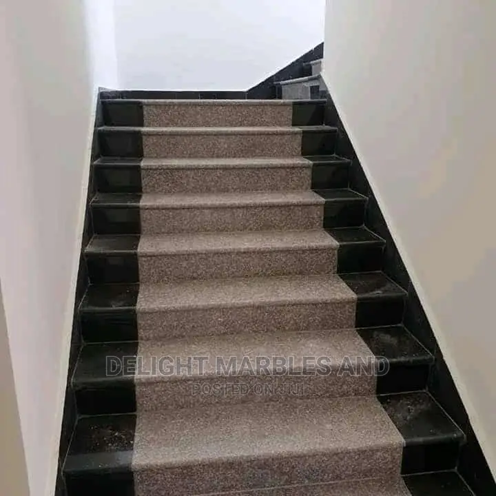 Palatine Black White Staircase