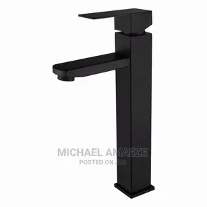 Long Black Basin Mixer