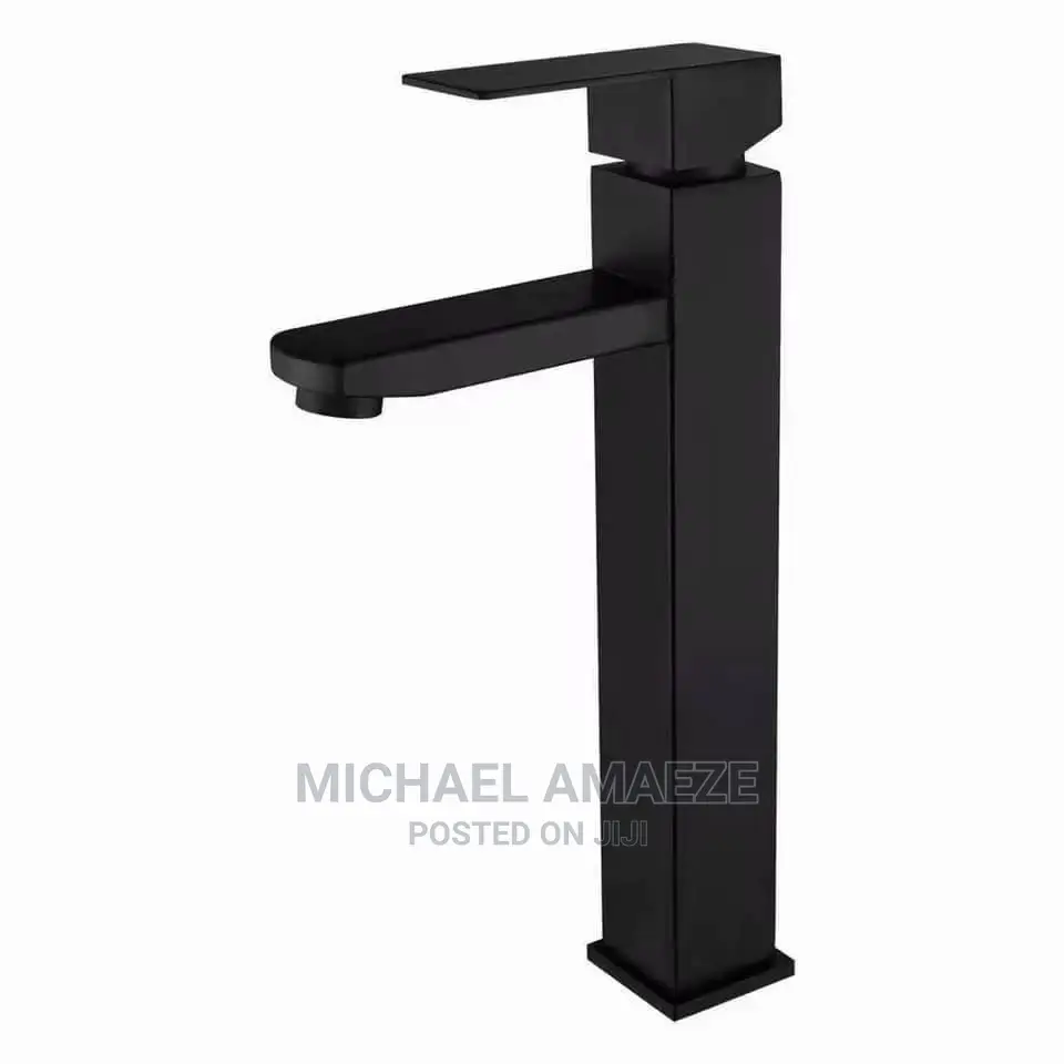 Long Black Basin Mixer