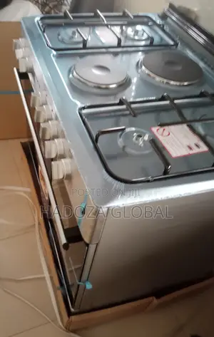 Photo - Maxi Free Standing Gas Cooker- MAXI STYLE 60X90 (4+2) INOX