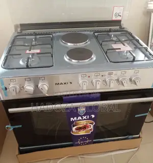 Maxi Free Standing Gas Cooker- MAXI 60x90 4+2 INOX