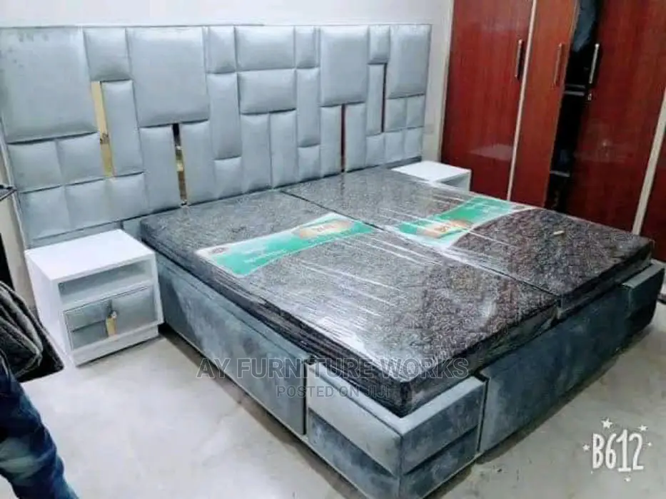6 by 6 Padded Bedframe
