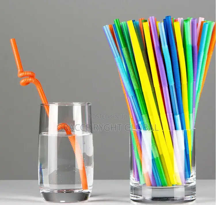 Bendable Coloured Straw