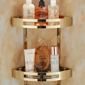 Gold Corner Shelf