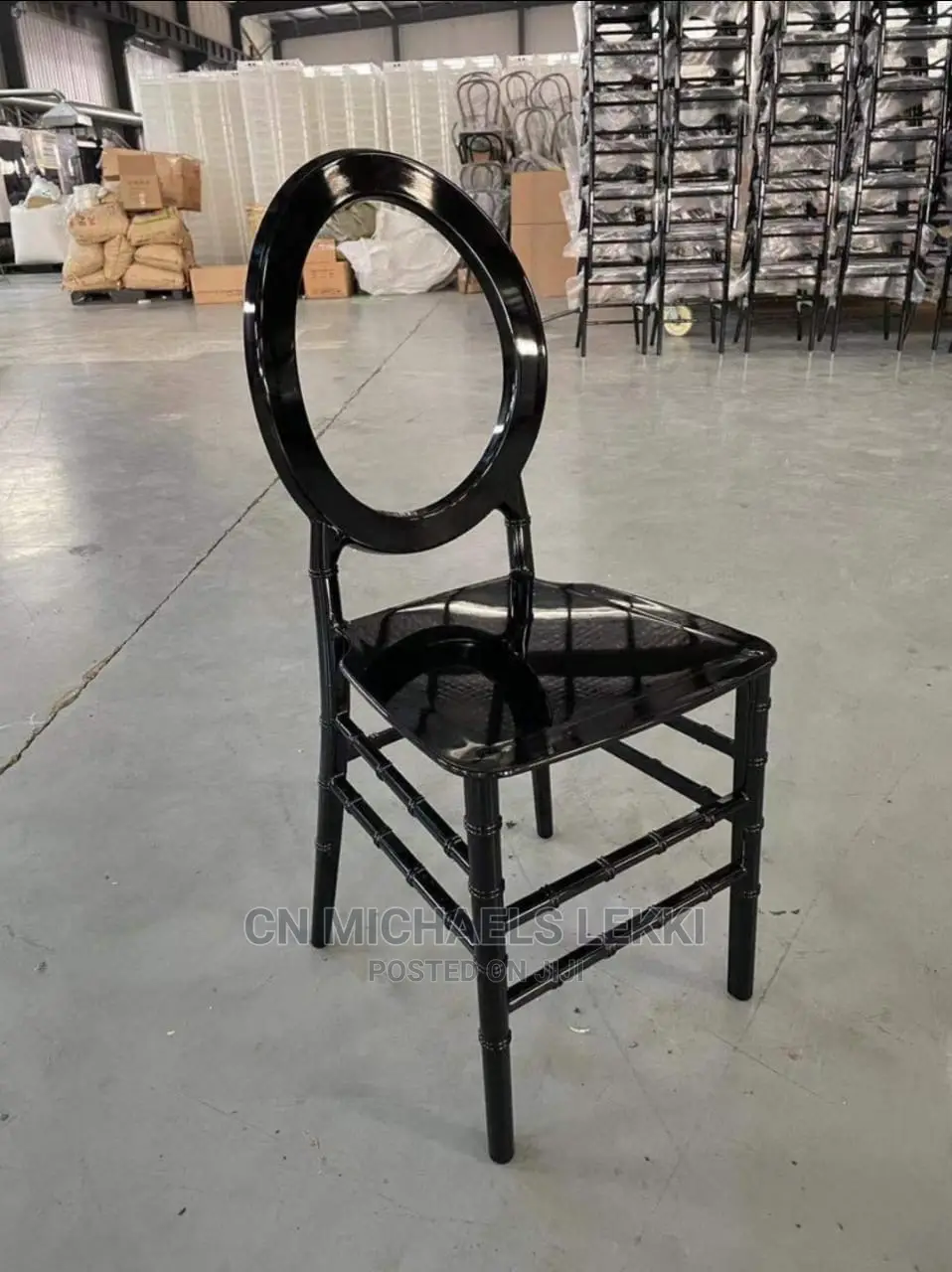 Dior Black Chair
