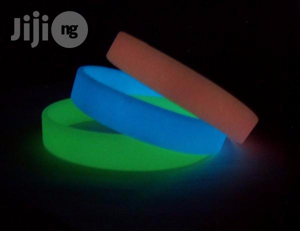 Customized Debossed Wristbands With Glows/Shine in Dark