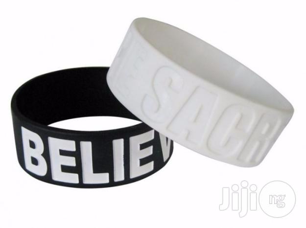 Customized Debossed Wristbands With Glows/Shine in Dark