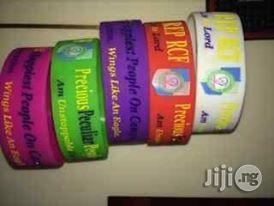 Customized Debossed Wristbands With Glows/Shine in Dark