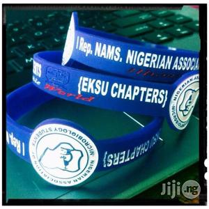 Customized Debossed Wristbands With Glows/Shine in Dark