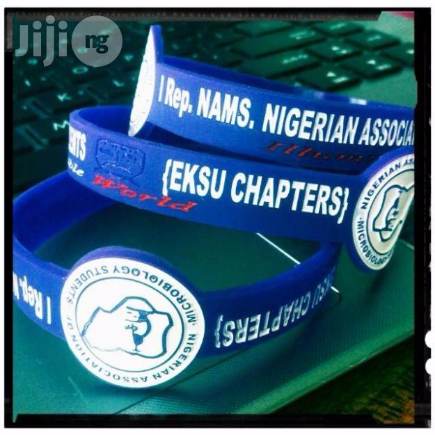 Customized Debossed Wristbands With Glows/Shine in Dark
