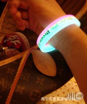 Customized Debossed Wristbands With Glows/Shine in Dark