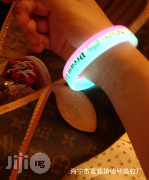 Customized Debossed Wristbands With Glows/Shine in Dark