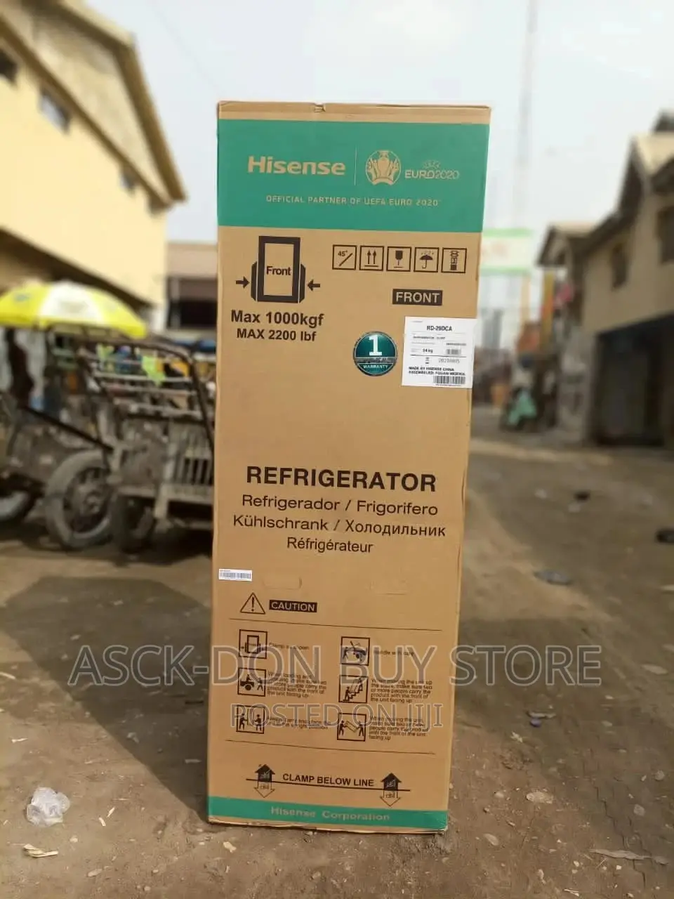 225liters Hisense Fridge and Freezer Model 29DCA