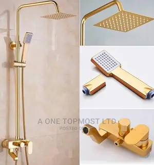 Gold Standing Shower