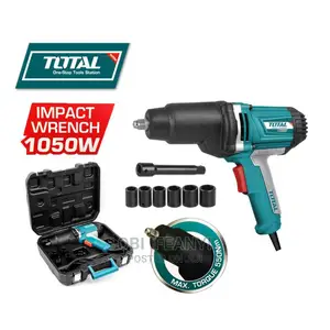 TOTAL 1/2" Electric Impact Wrench With Case 1050W