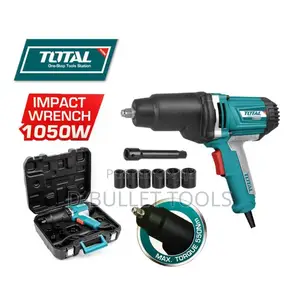 TOTAL 1/2" Electric Impact Wrench With Case 1050W