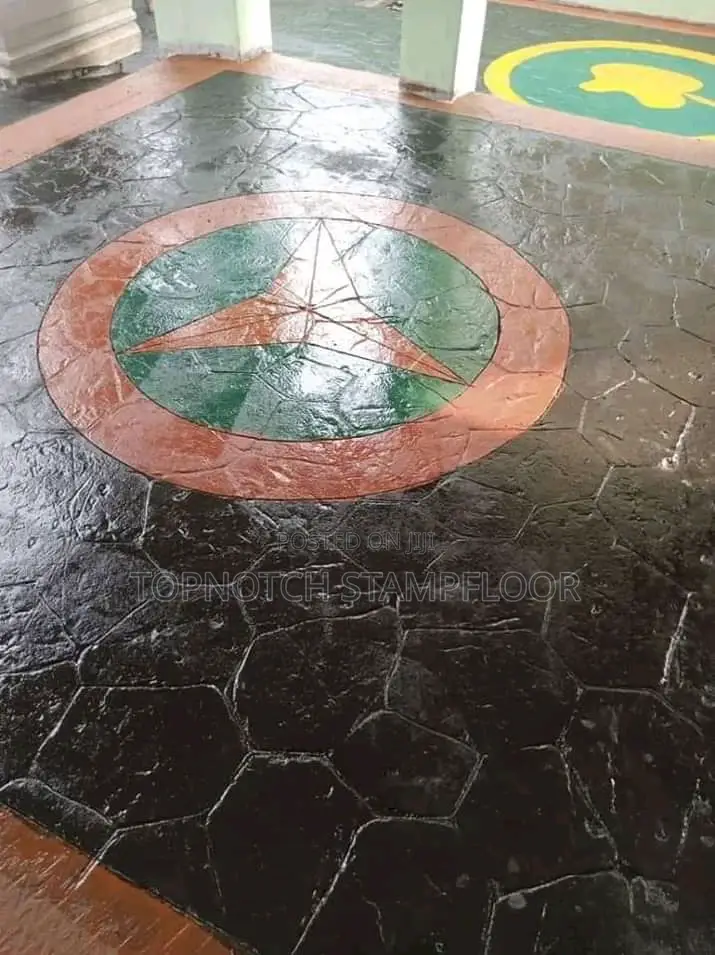 Reinforce Concrete Stamp Floor