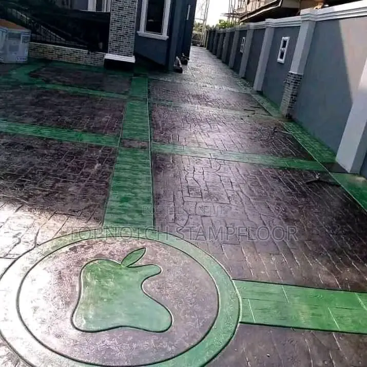 Reinforce Concrete Stamp Floor