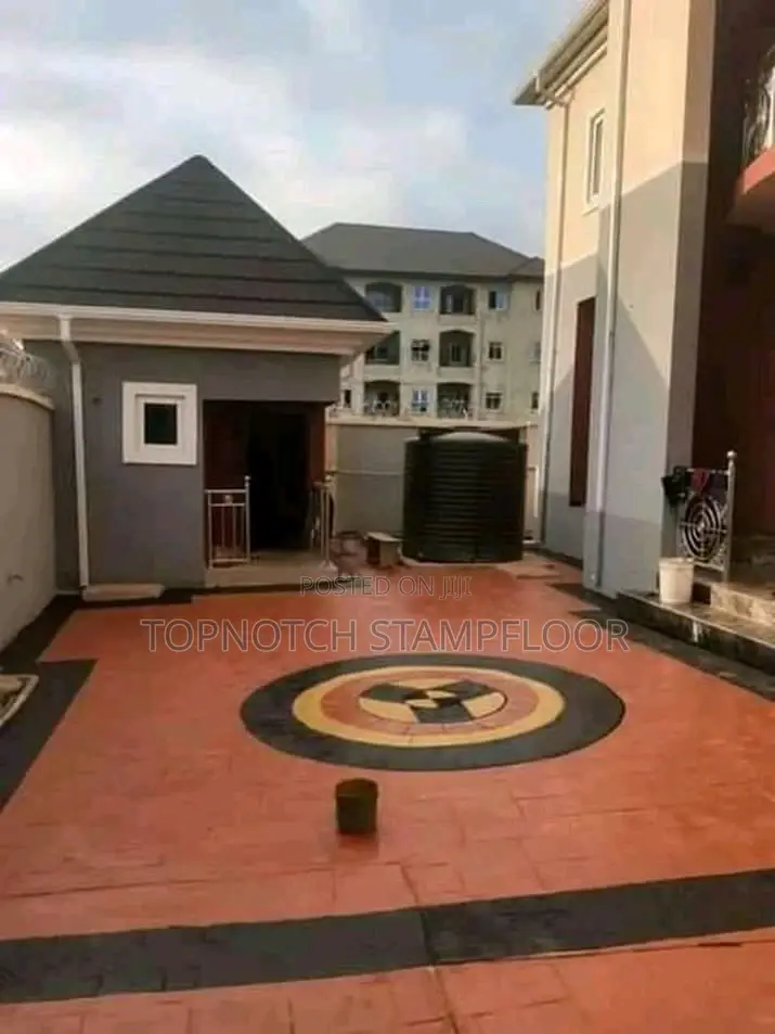 Reinforce Concrete Stamp Floor