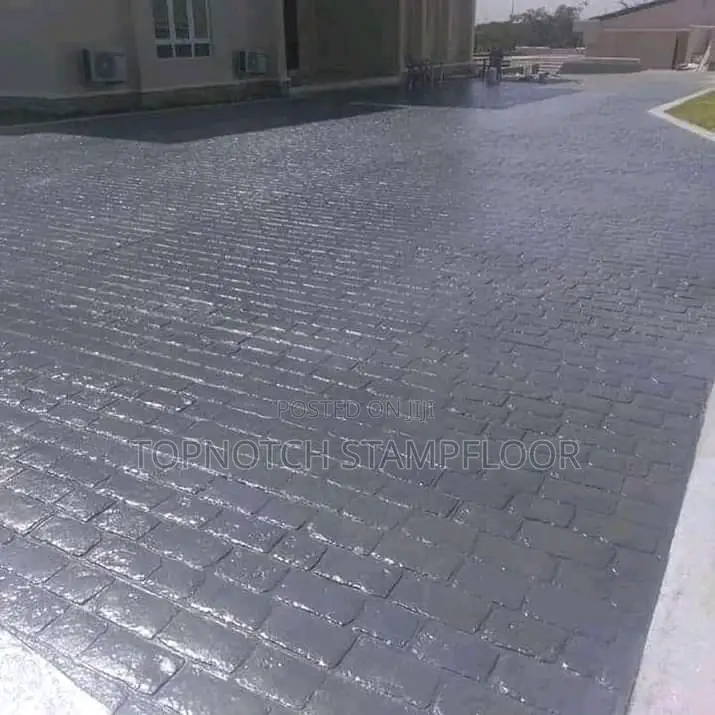 Reinforce Concrete Stamp Floor
