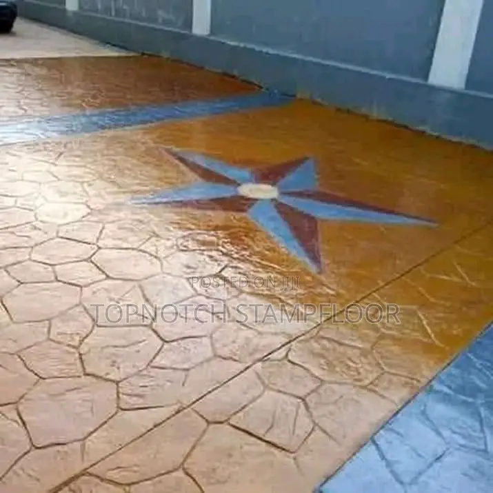 Reinforce Concrete Stamp Floor