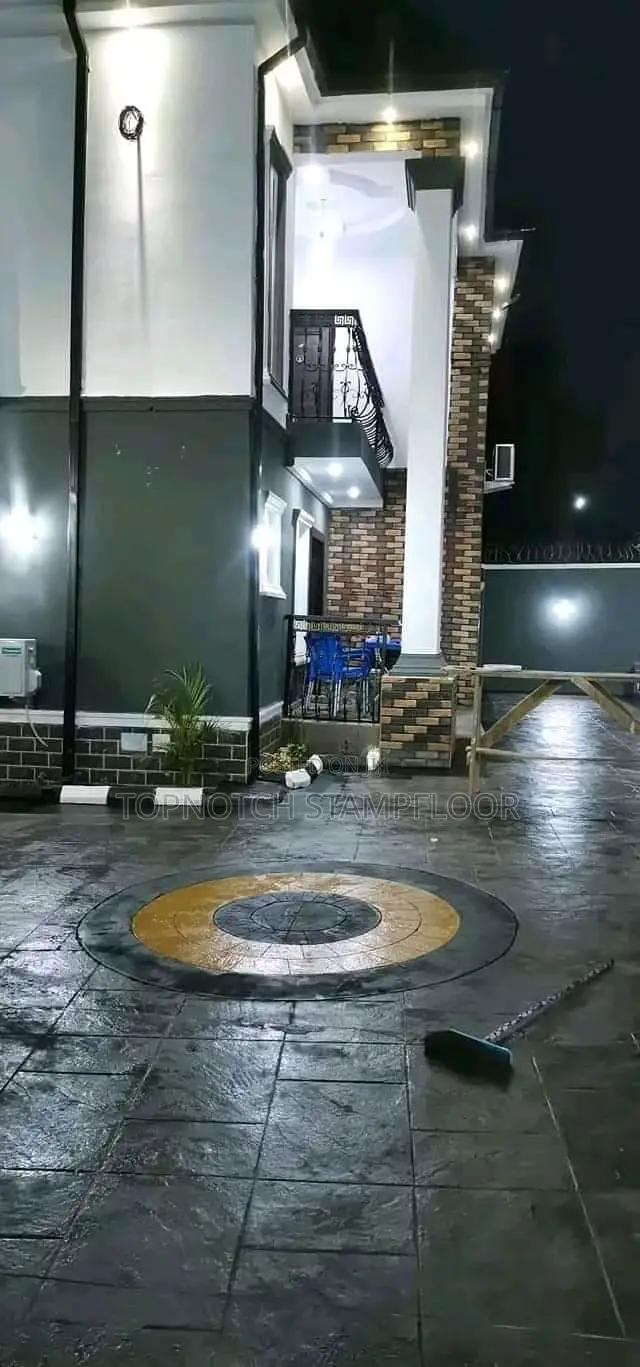 Reinforce Concrete Stamp Floor