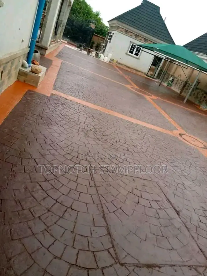 Reinforce Concrete Stamp Floor