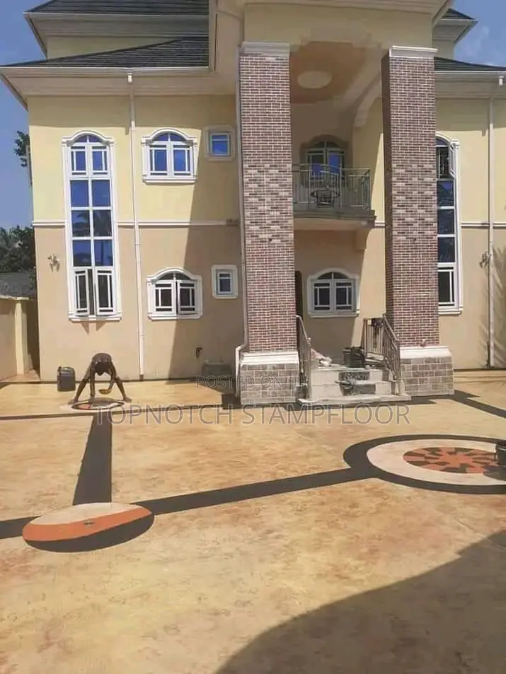 Reinforce Concrete Stamp Floor